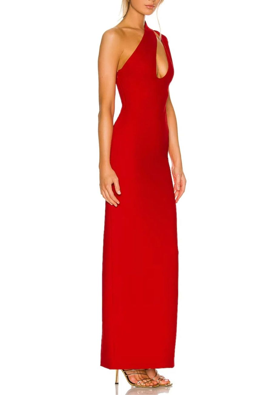 krista maxi dress solace london SOLACE London Krista Maxi Dress in Cream
